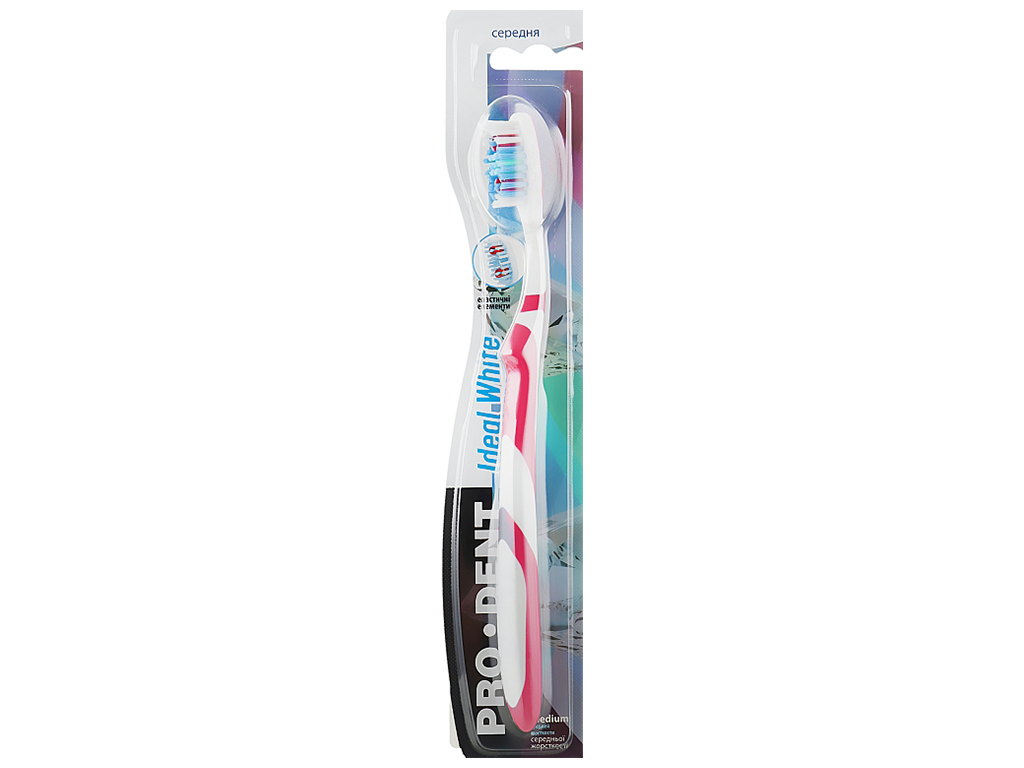 Щетка зубная Pro Dent Ideal Whait, средняя жесткость