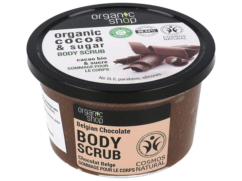 Скраб для тела Organic Shop Бельгийский шоколад 250мл