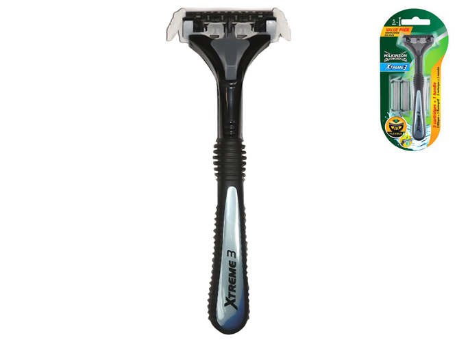 Бритва мужская Wilkinson Xtreme3 Hybrid + 3 картриджа