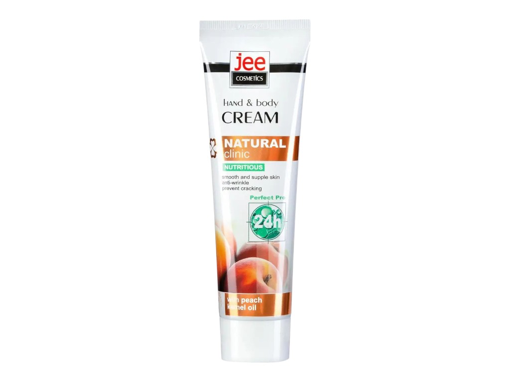 Крем для рук и тела Jee Cosmetics с маслом косточек персика, питательный, 100 мл