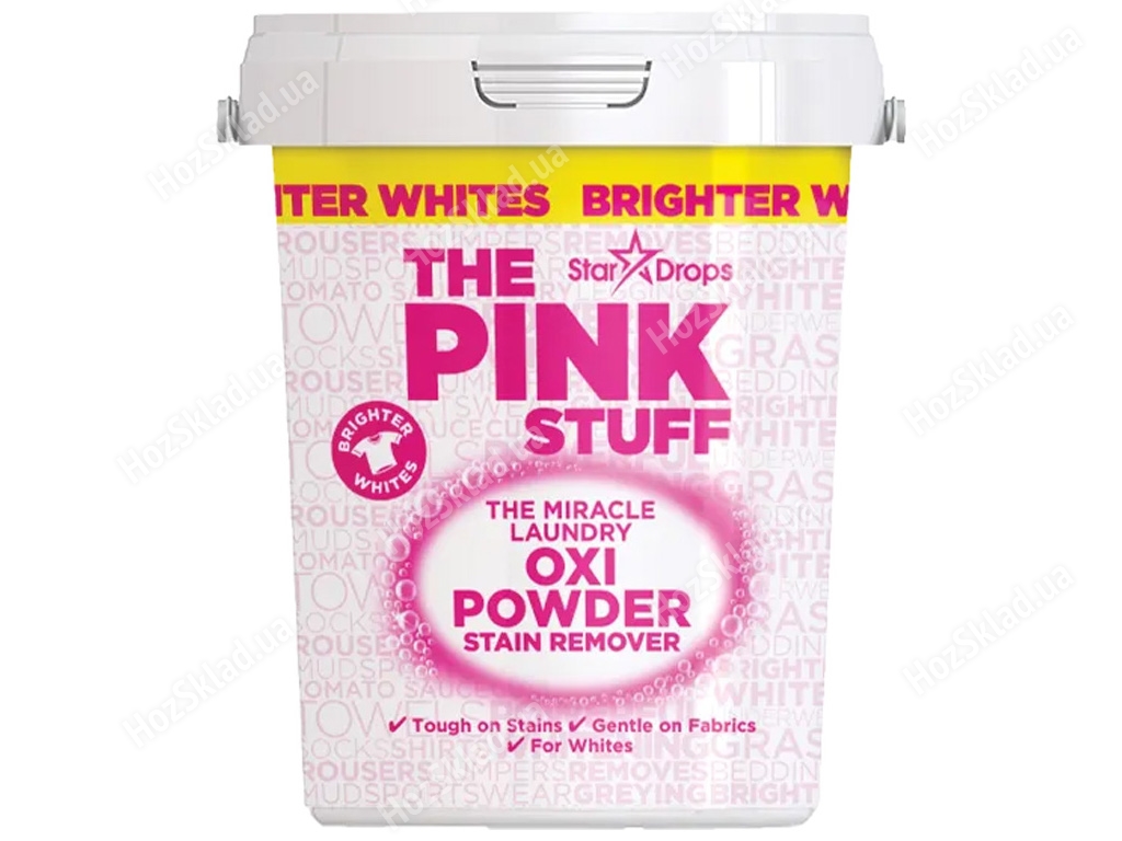 Пятновыводитель-порошок Pink Stuff для белых вещей, 1кг