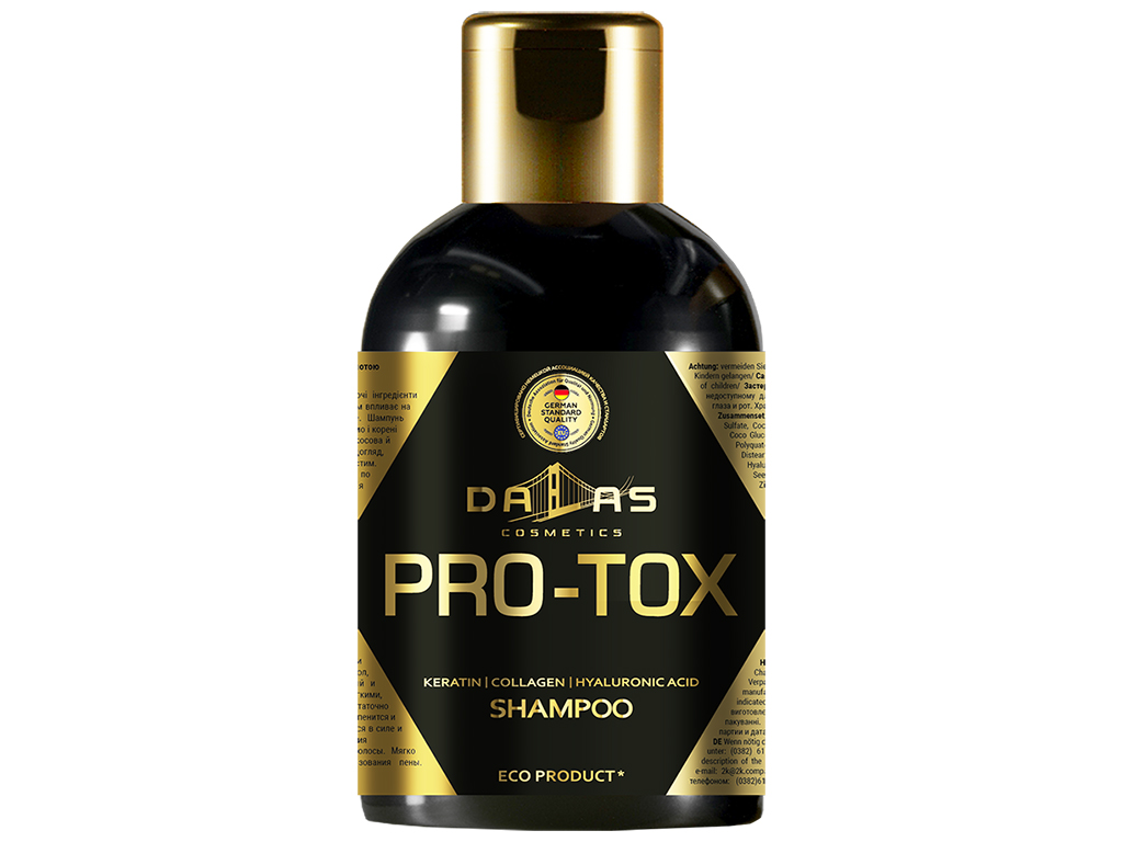 Набір подарунковий Dalas Pro-Tox (шампунь 500мл, маска 500мл, крем для рук 75мл)