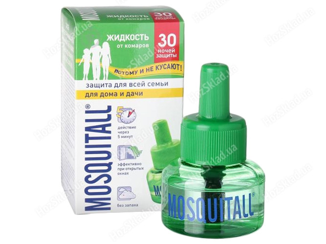 Жидкость от комаров Mosquitall Защита для всей семьи 30мл (30 ночей)