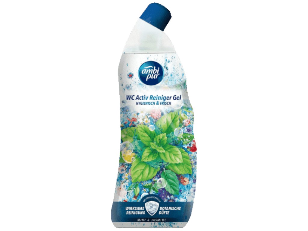 Гель для чищення унітазу Ambi Pur Mint & Jasmine, аромат м'яти та жасмину, 750мл