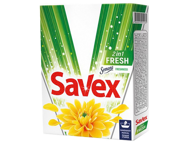 Стиральный порошок Savex 2в1 Fresh Hand Wash 400г
