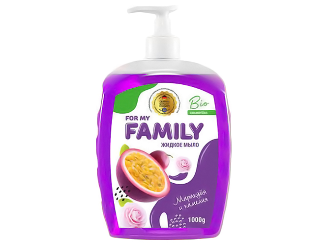 Мыло жидкое Family Маракуйя и камелия 1л