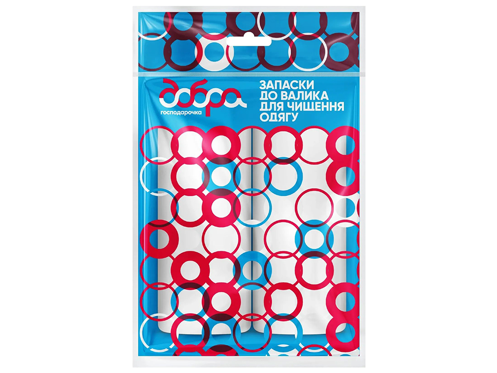 Запаски для чистки одежды Добра господарочка, 5м, 80 листов (цена за упаковку 2шт)