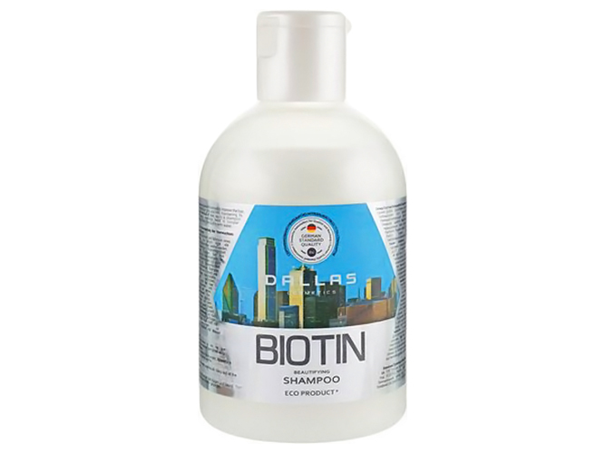 Шампунь для поліпшення росту волосся Dalas Biotin Beautifying з біотином 1л