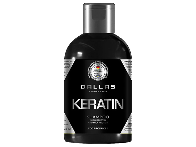 Шампунь для волосся Dalas Keratin з кератином і молочним протеїном 1л