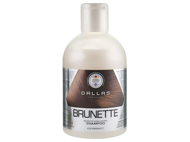 Шампунь зволожуючий Dalas Brilliant Brunette для захисту кольору темного волосся 1л