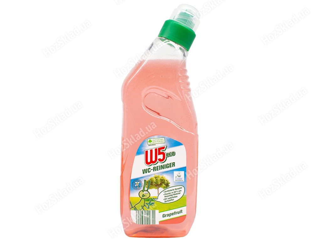 Засіб для унітазу W5 Eco Grapefruit, 1л