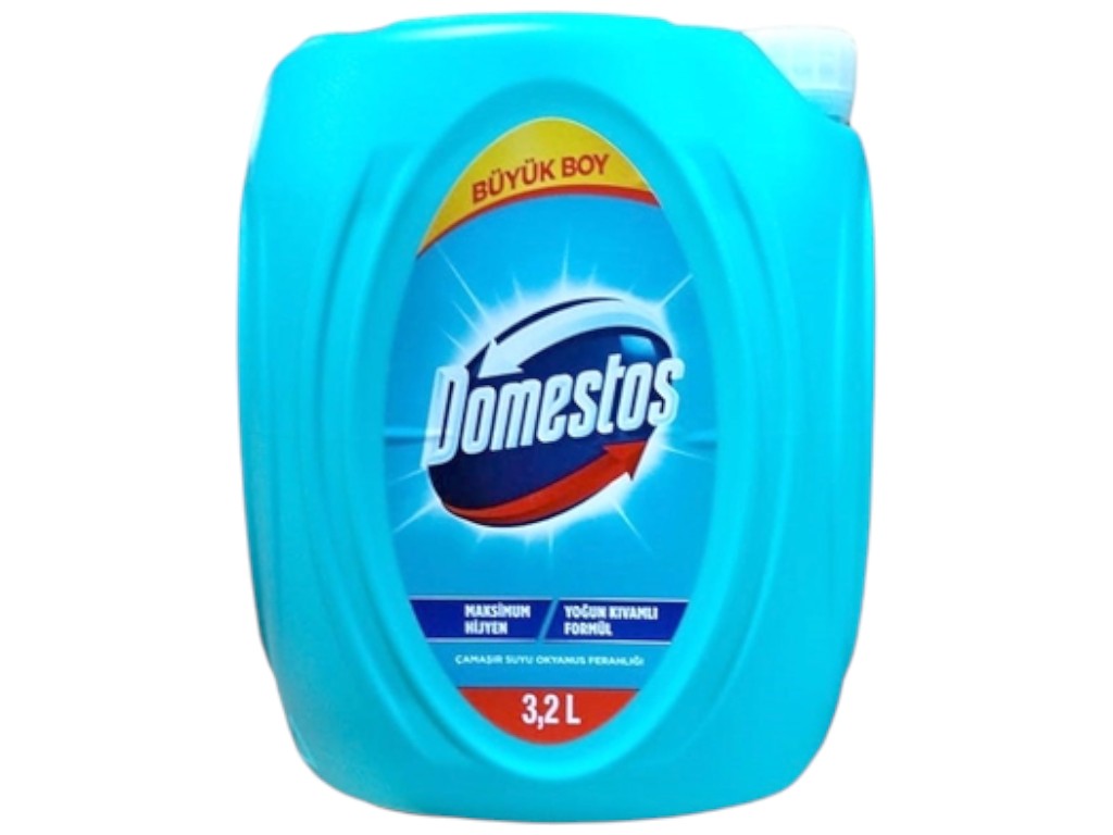 Средство для туалета Domestos Bleach Ocean Freshness, очищение, удаление налёта и запахов, 3240мл