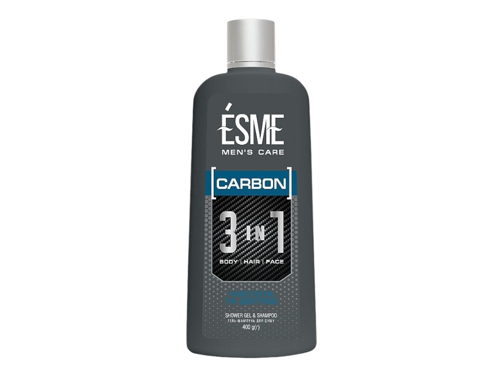 Гель-шампунь Esme Carbon, для мужчин, питание и очищение, 400 г
