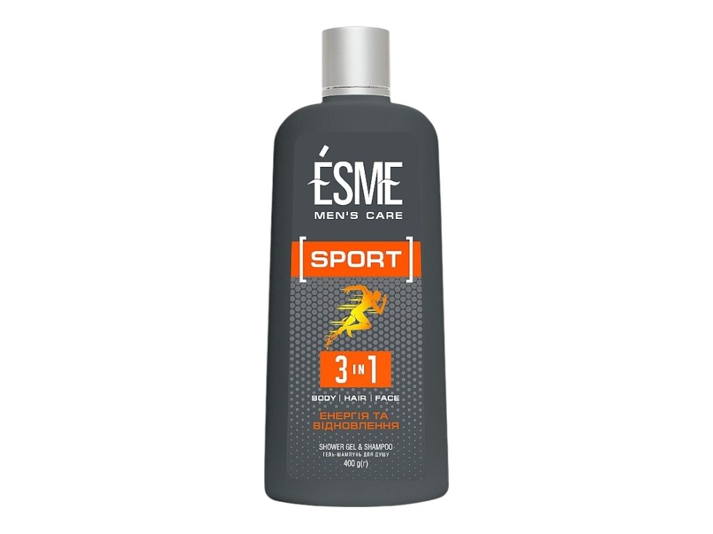 Гель-шампунь Esme Sport, для мужчин, питание и очищение, 400 г