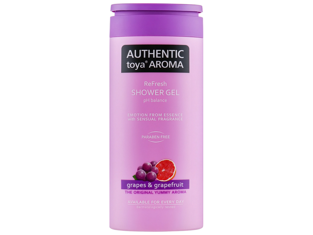 Гель для душа Authentic Grapes&Grapefruit, Виноград и Грейпфрут 400мл, 6537