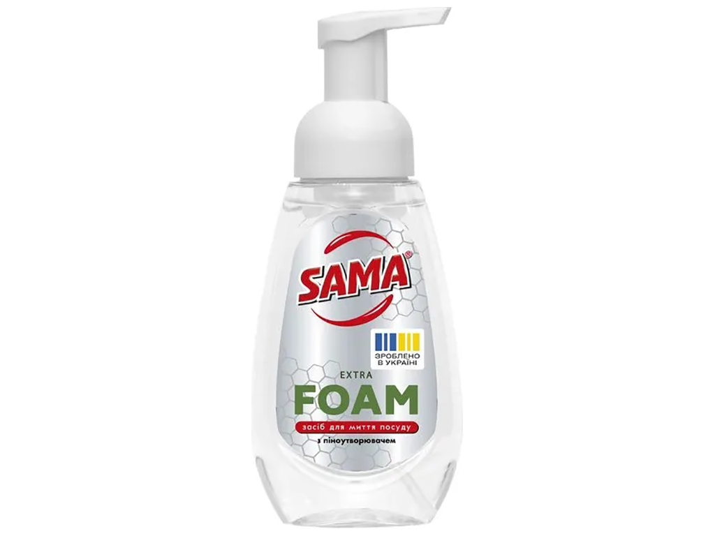 Средство для мытья посуды Sama Лимон, с пенообразователем, 300мл