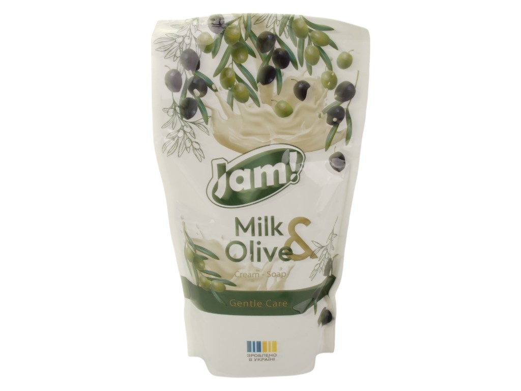 Крем-мило рідке Jam Milk & Olive з гліцерином, 300г