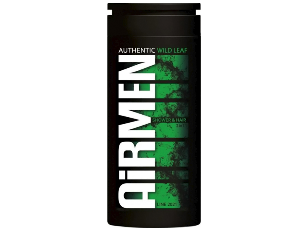 Гель для душа Authentic AiRMEN Wild Leaf, Дикое письмо, 400мл, 6747