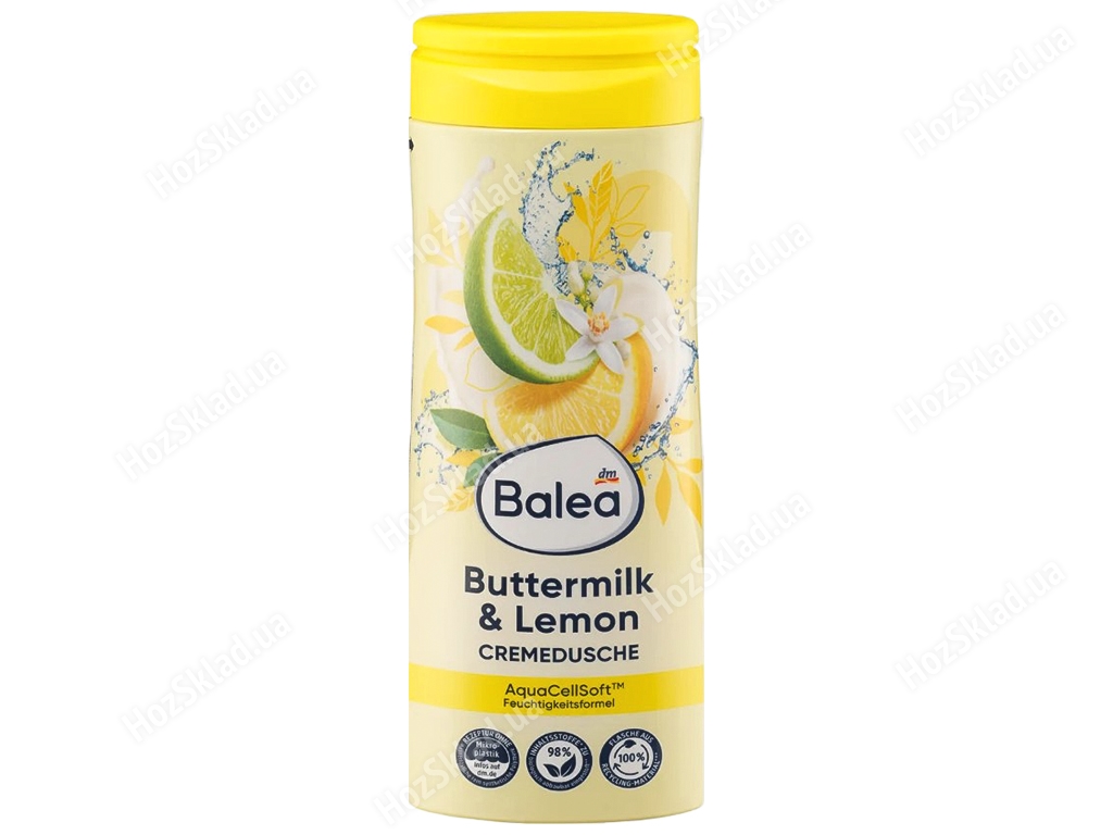 Крем-гель для душу Balea Buttermilk & Lemon, 300мл