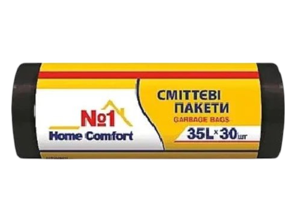 Пакеты для мусора Home Comfort, 35л, 30шт