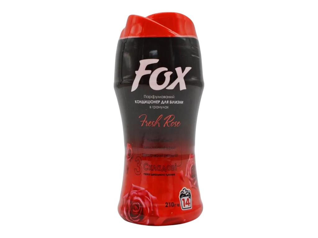 Гранулы-ароматизатор Fox Fresh Rose, для стирки, 210 г, для всех типов ткани
