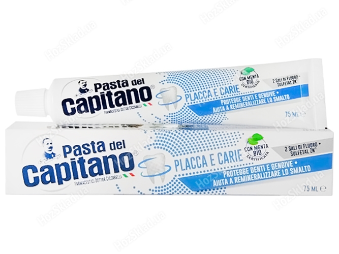 Купить Зубная паста Pasta Del Capitano Placca e Carie 75мл недорого