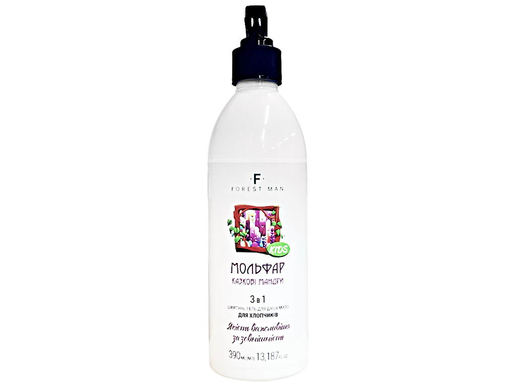 Шампунь-гель детский Forest Man Мольфар - Сказочные странствия 3в1, 390мл