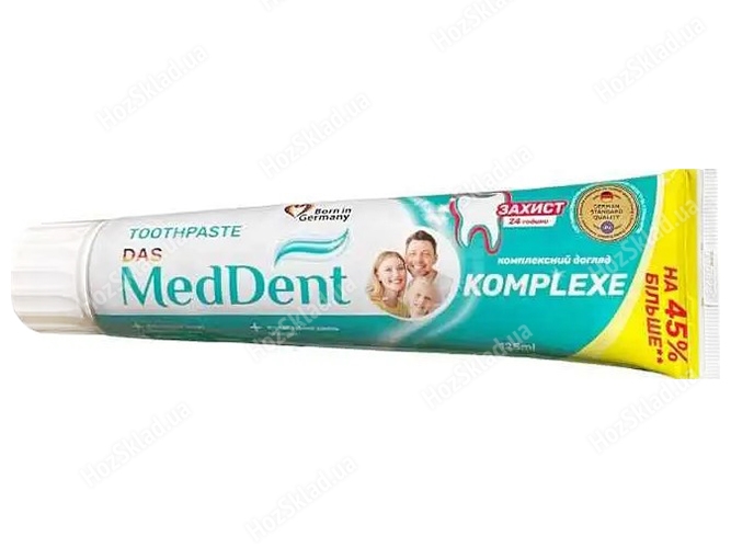Зубна паста das MedDent Комплексний догляд, 125мл