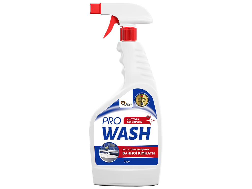 Засіб для миття ванної кімнати та сантехніки Pro Wash, 750г
