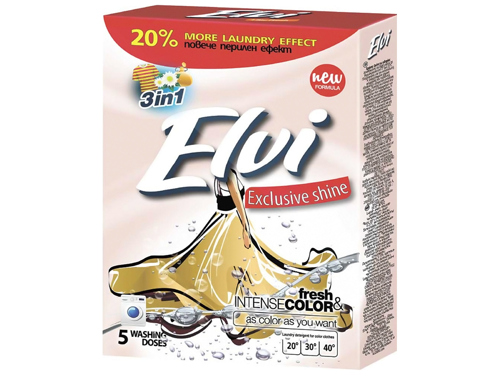 Стиральный порошок Elvi Exclusive Shine Color, 400г