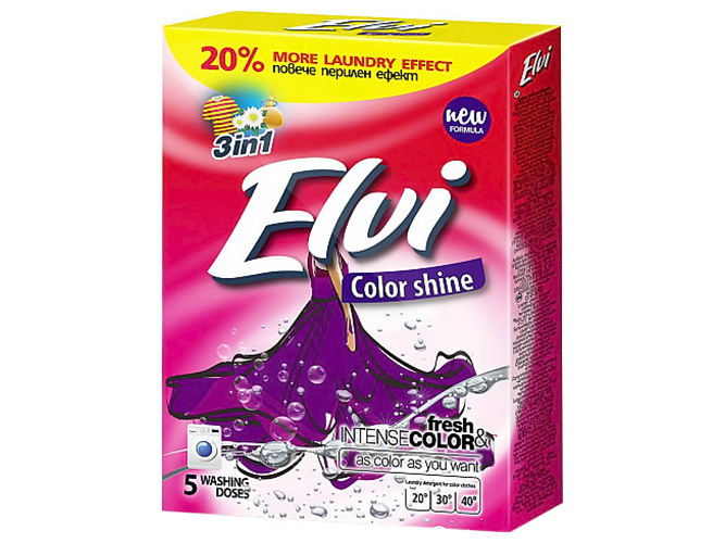 Стиральный порошок Elvi Color Shine, 400г