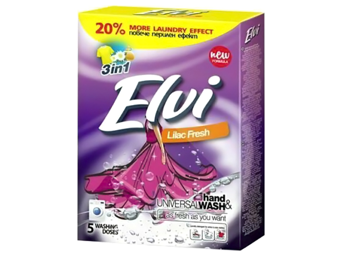 Стиральный порошок Elvi Purple Shine, 400г
