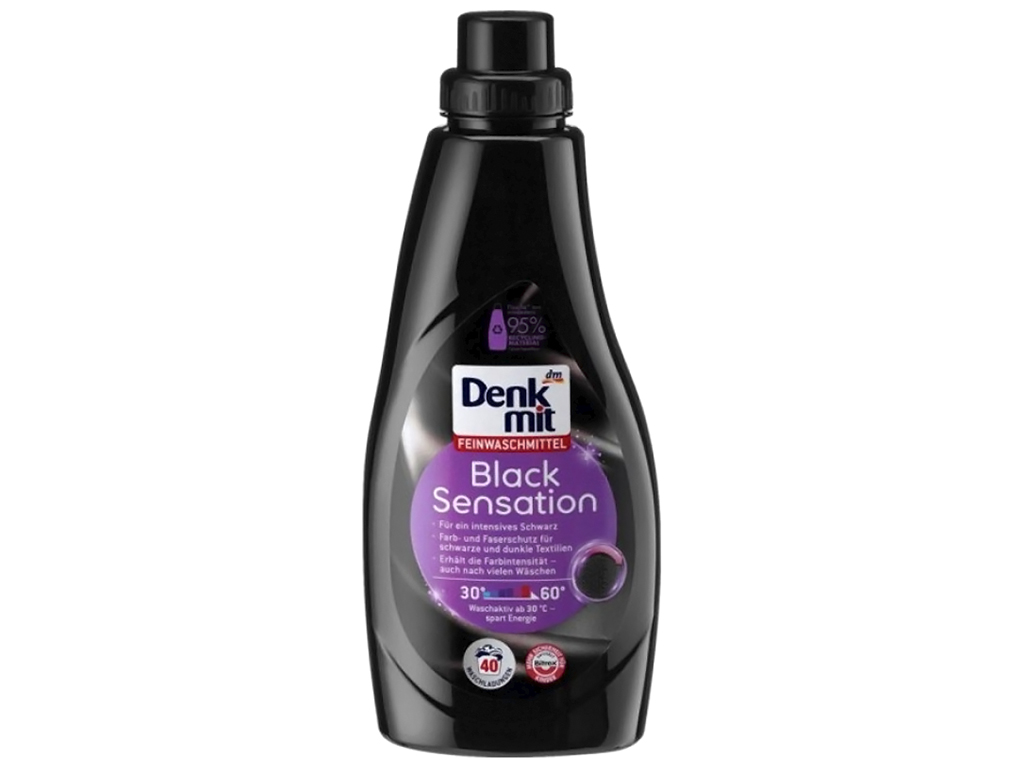 Средство для стирки черных вещей Denkmit Black Sensation, 1л (40 стирок)
