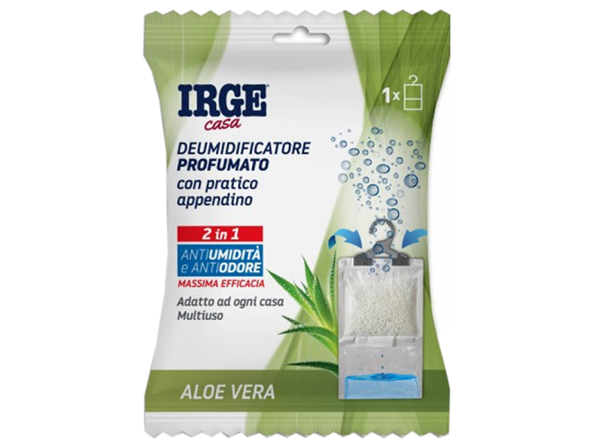 Поглотитель запаха и влаги Irge с подвеской 2в1 Aloe Vera, 500мл