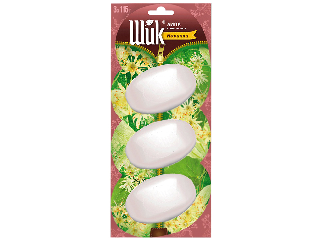Мило туалетне тверде ШИК "Липа" планшет (ціна за 3шт по 115г)