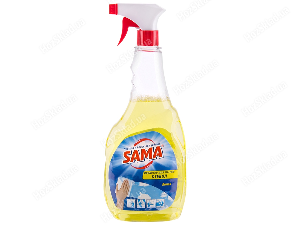Средство для мытья стекол SAMA Лимон тригер 500мл