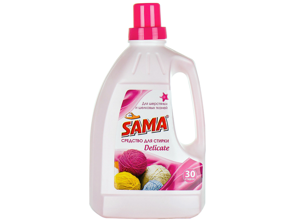 Средство для стирки Sama Delicate для шерстяных и шелковых тканей 1,5л