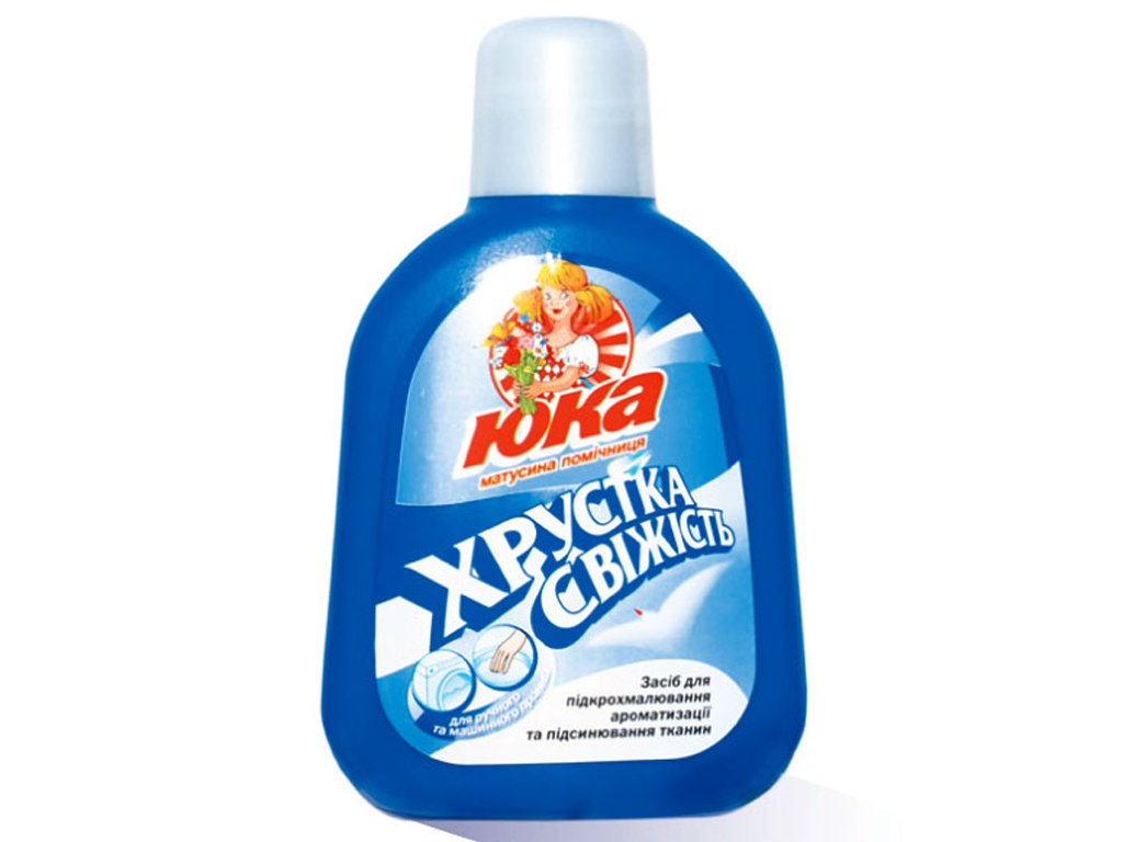 Подкрахмаливатель для белья Юка с подсинивающим эффектом 500гр