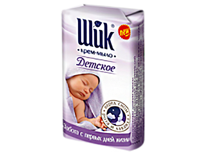 Крем-мыло туалетное детское ШИК "Перед сном с розой и лавандой" 90г