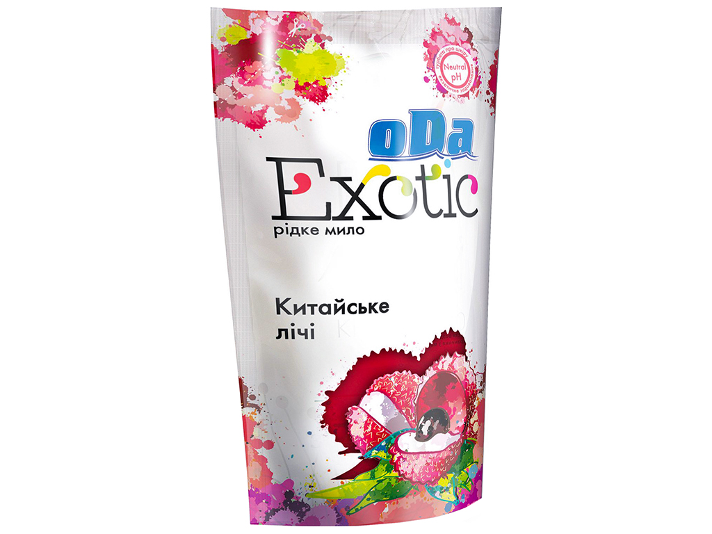 Мыло жидкое Oda Exotic White Китайское личи дойпак 300мл