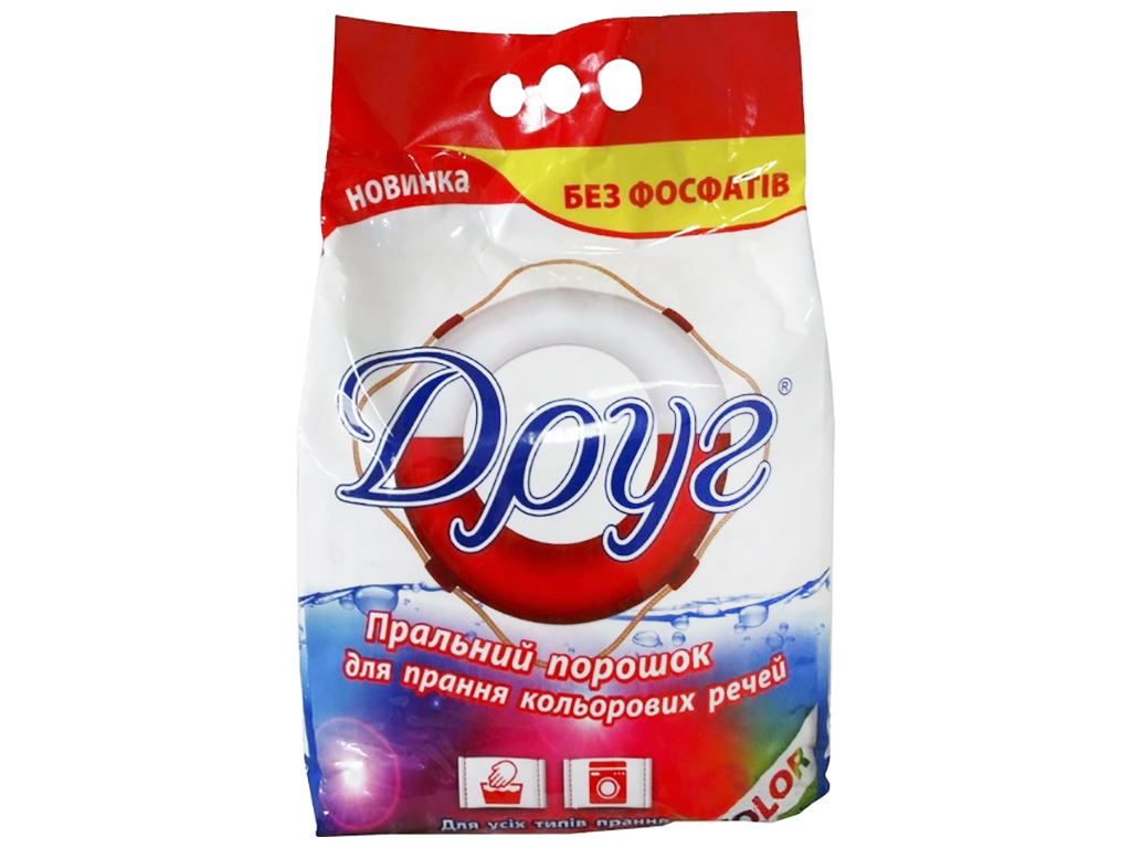 Універсальний пральний порошок Друг COLOR, 3кг