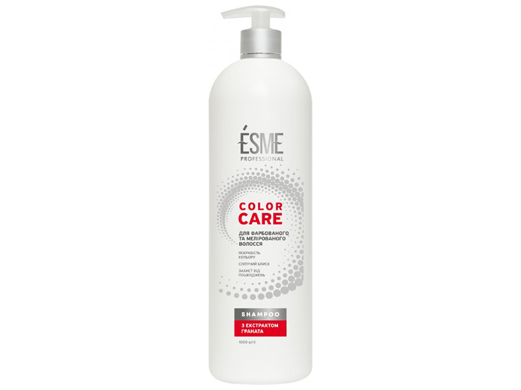Шампунь для волос Esme Color Care с экстрактом граната, дозатор 1л