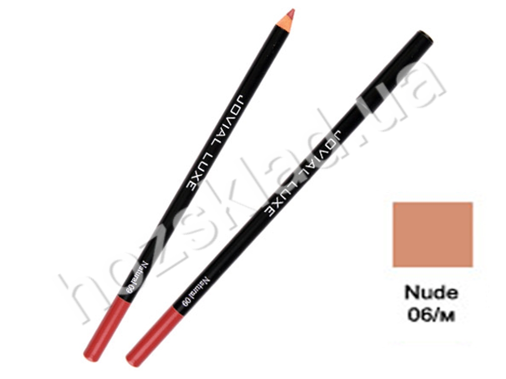 Олівець для очей і губ дерев'яний Jovial Luxe ML-185 №06 nude