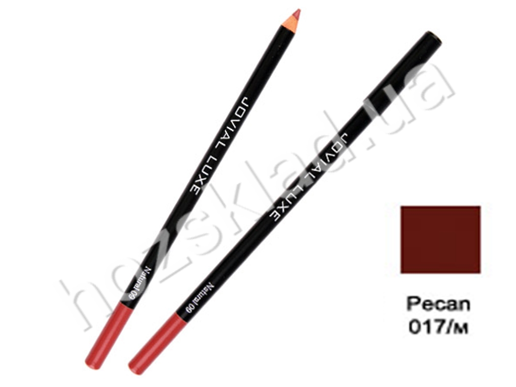Олівець для очей і губ дерев'яний Jovial Luxe ML-185 №17 pecan