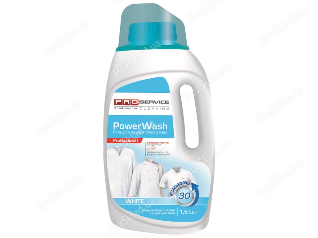 Гель для прання білих речей Pro Power wash white F, 1,5л, 25484400