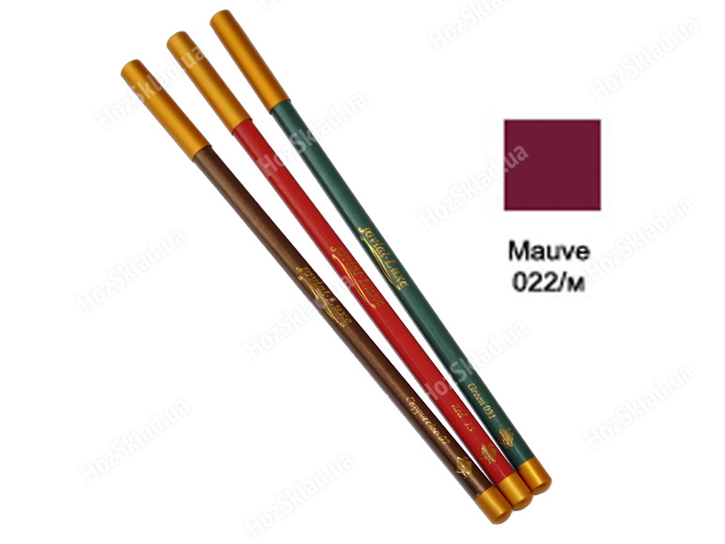 Карандаш для глаз и губ деревянный Jovial Luxe ML-180 №22 розово-сиреневый