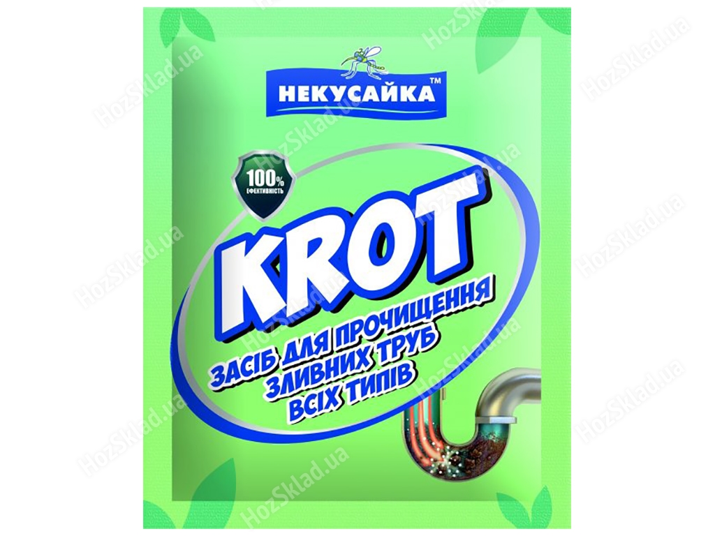 Засіб для очищення санітарно-гігієнічних пристроїв Некусайка KROT 50г