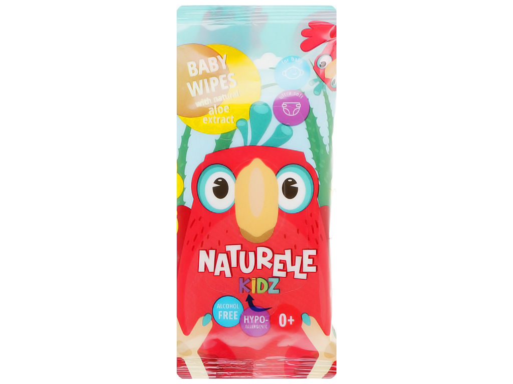 Вологі серветки дитячі Naturelle kidz алое 10шт