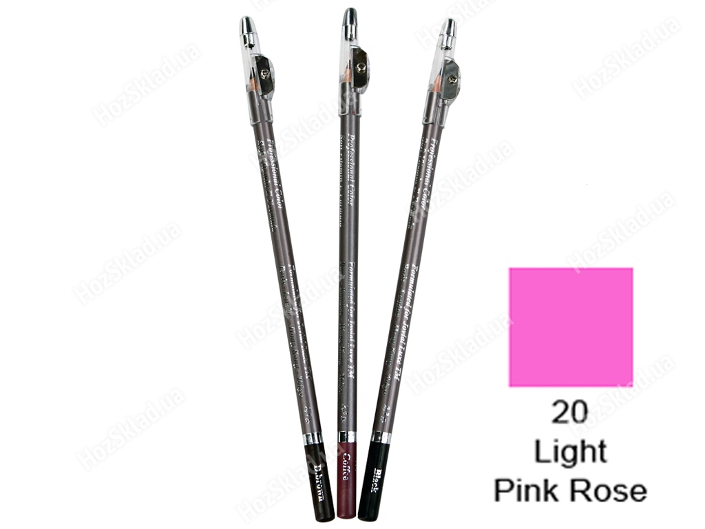 Олівець з точилкою Jovial Luxe ML-190 №20 світло-рожева троянда