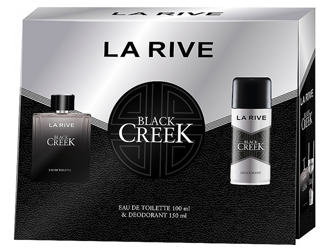 Набір подарунковий чоловічий La Rive Black Creek (туалетна вода 100мл, дезодорант 150мл)